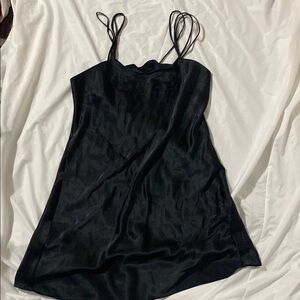 Elegant Black Slip Dress